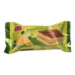 شیرین عسل کیک لایه ای کرمدار با طعم لیمو30گرم